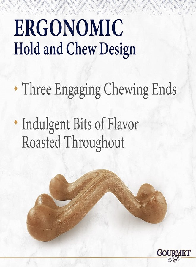 Nylabone Gourmet Style Wishbone Strong Chew Toy for Dogs, Chicken Flavor, Large - Up to 50 lbs, 1 Count - Image 2